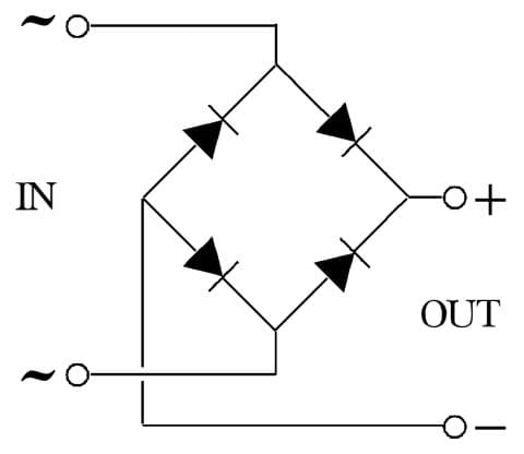 Basic Structure of a Bridge Rectifier