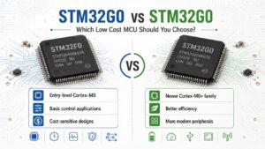 Infograhic Of STM32G0 vs STM32F0