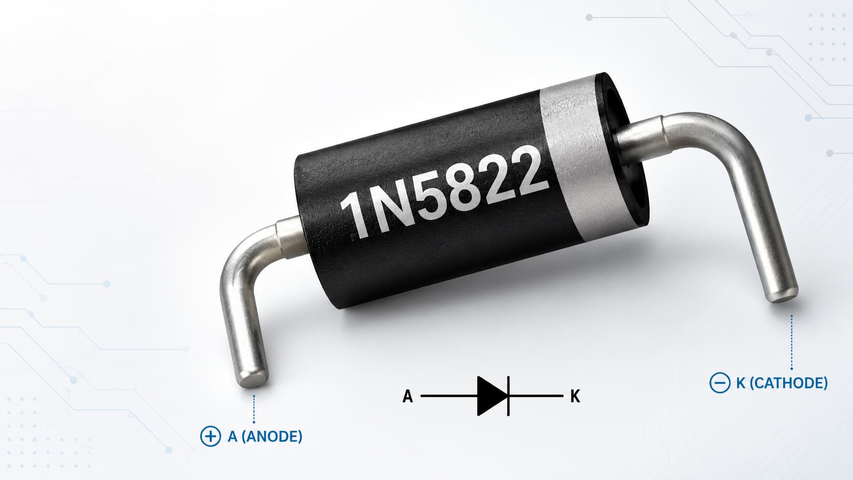 infograhic of 1n5822