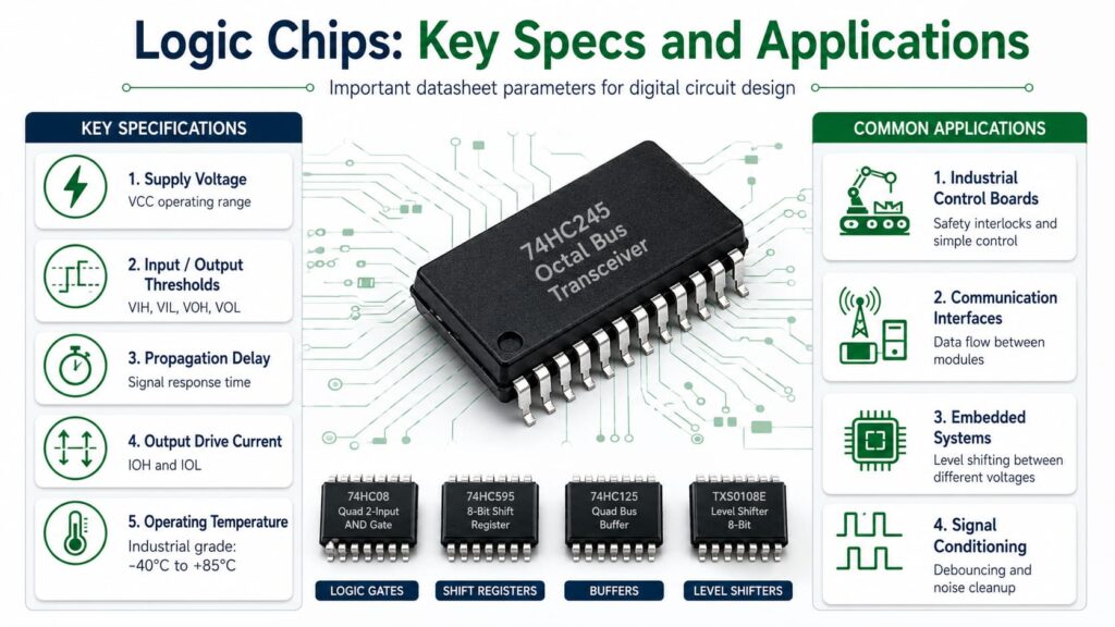 infograhic of How to Choose Logic Chips