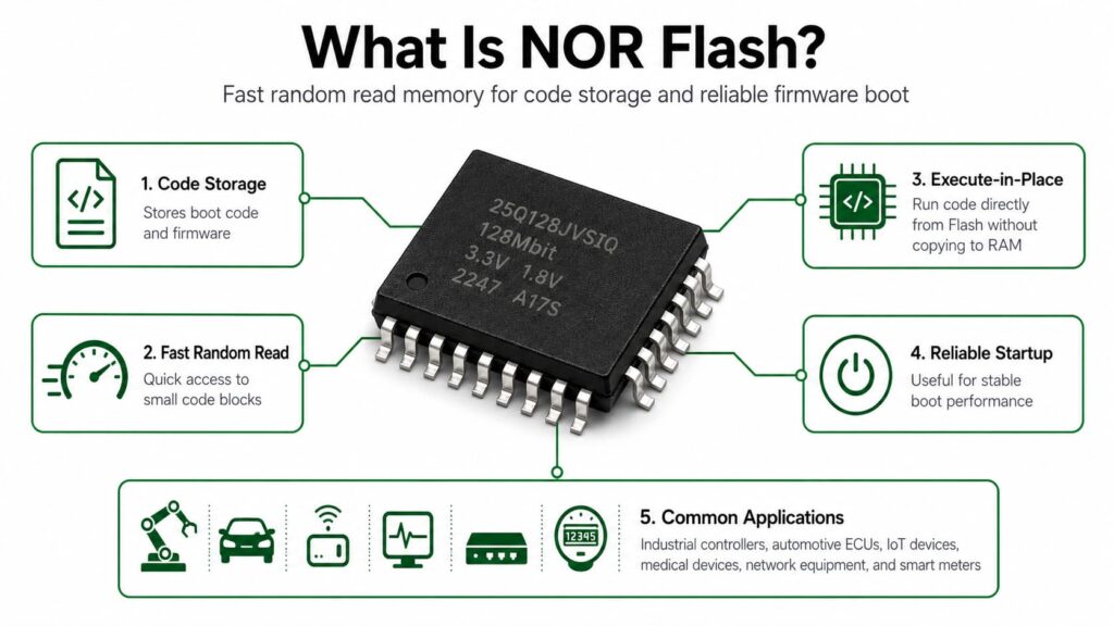 infograhic of What Is NOR Flash
