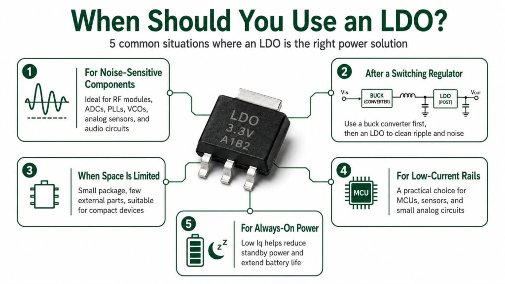 infograhic of When Should You Use an LDO