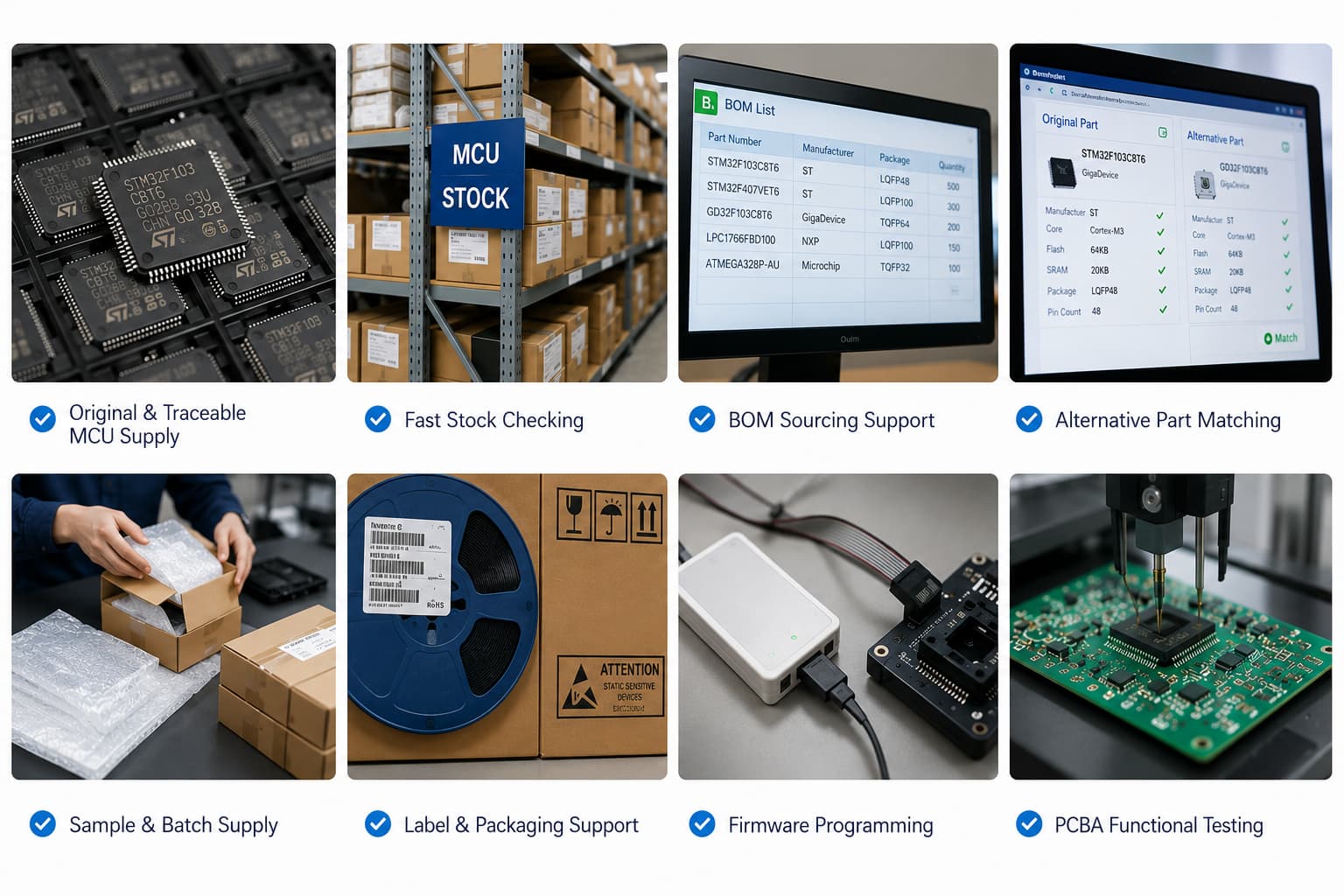 Custom MCU Sourcing Support