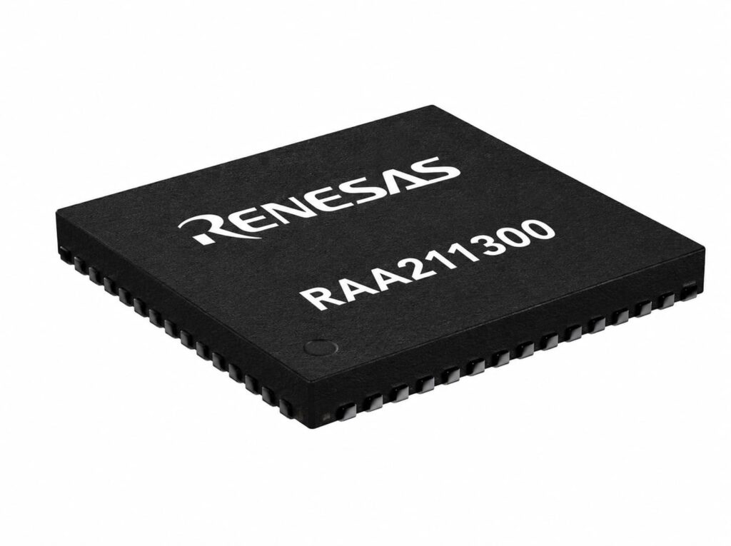 Renesas RAA215300 power management IC package for embedded and industrial power designs