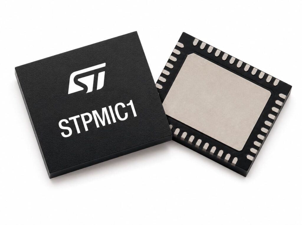 ST STPMIC1 power management IC QFN package with exposed thermal pad