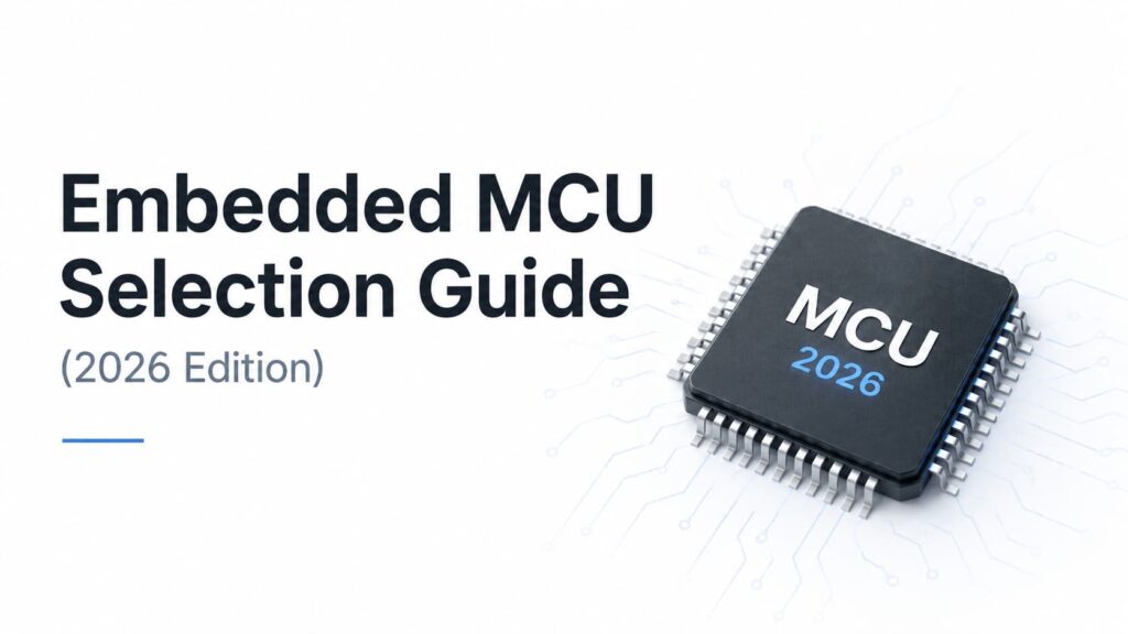 embedded mcu selection guide 2026 blog featured image