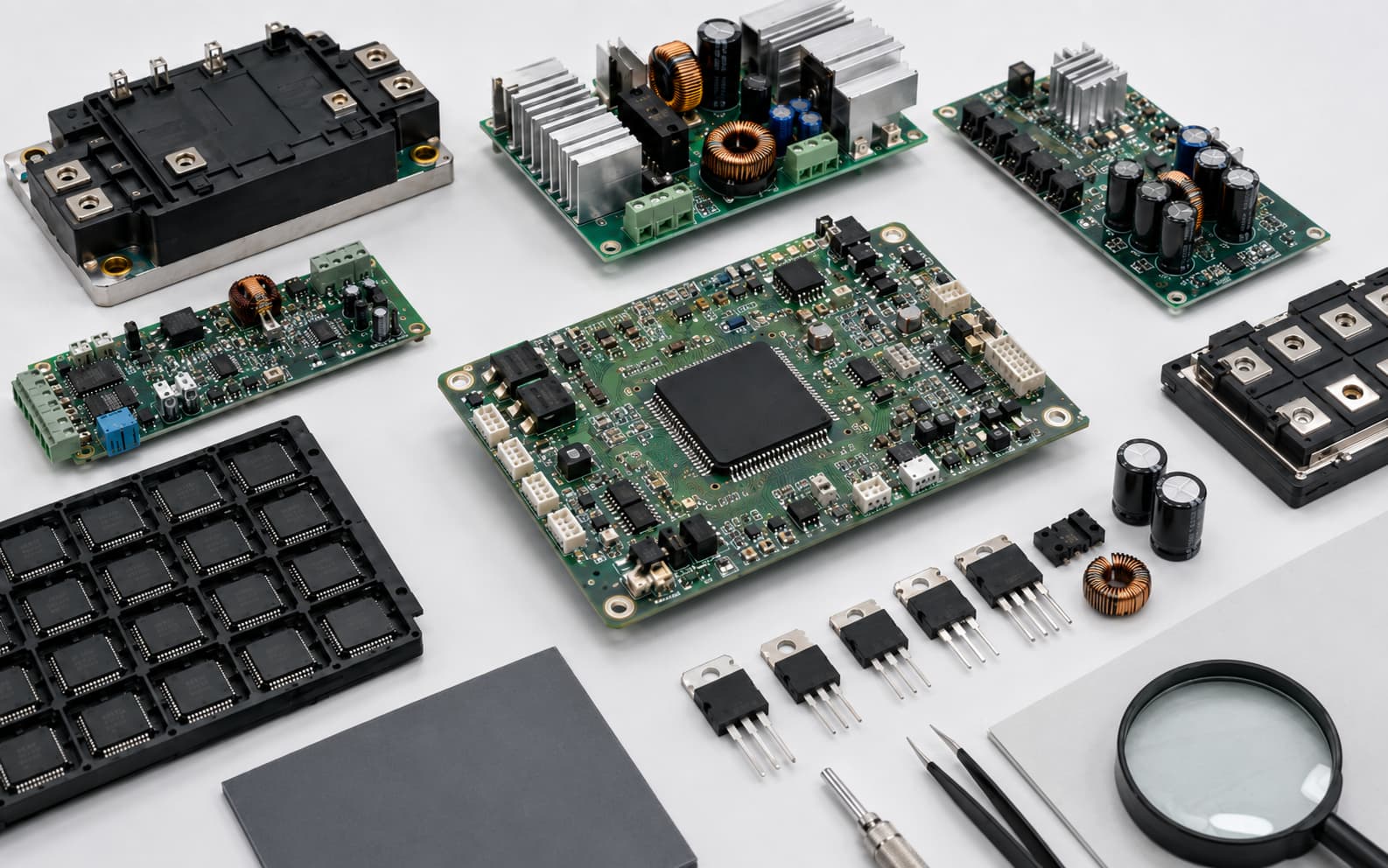 mcu power electronics control board components