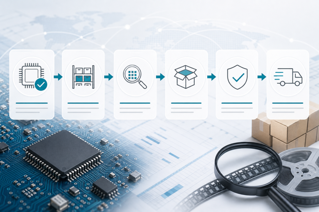 Infograhic Of mcu shortage sourcing workflow
