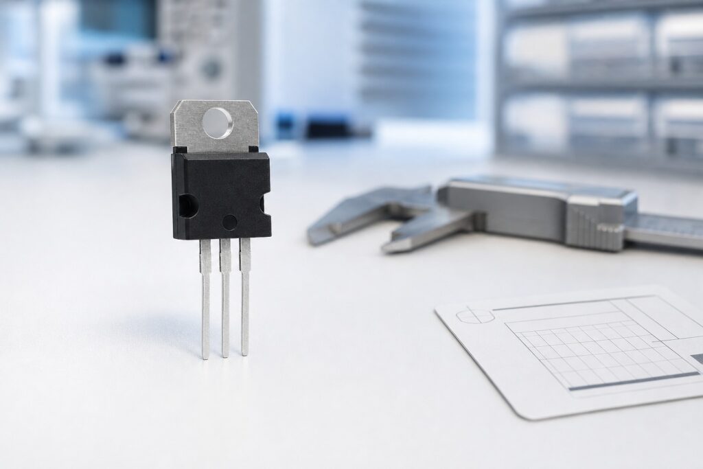 TO-220 MOSFET shown for FB4410Z marking and IRFB4410Z identification guidance
