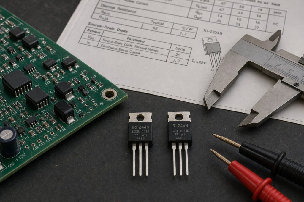 MOSFET Device Type Replacement Check