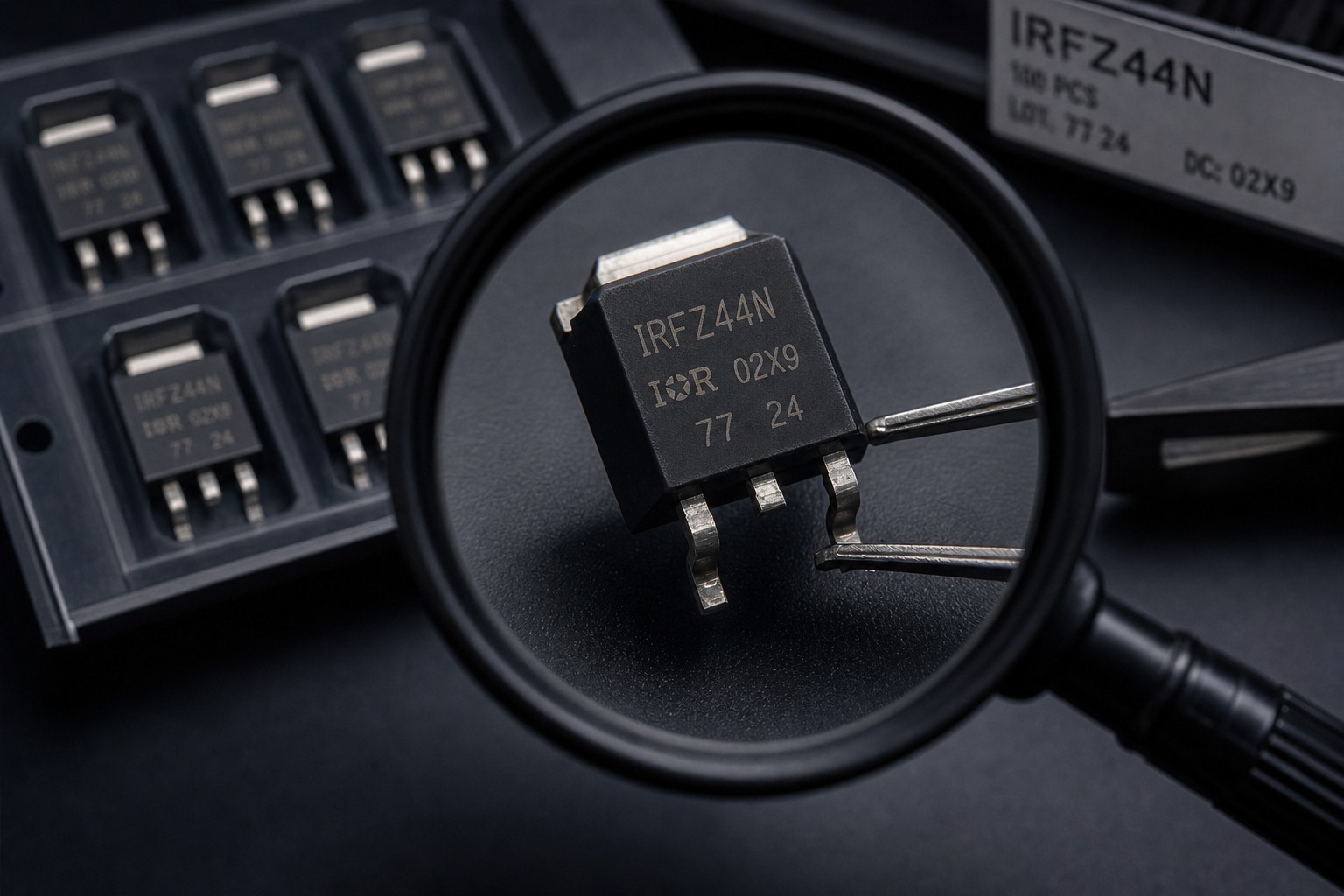 MOSFET label marking review before shipment