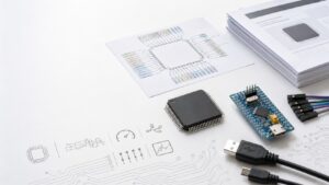 STM32F103C8T6 microcontroller guide with pinout datasheet specifications and development board