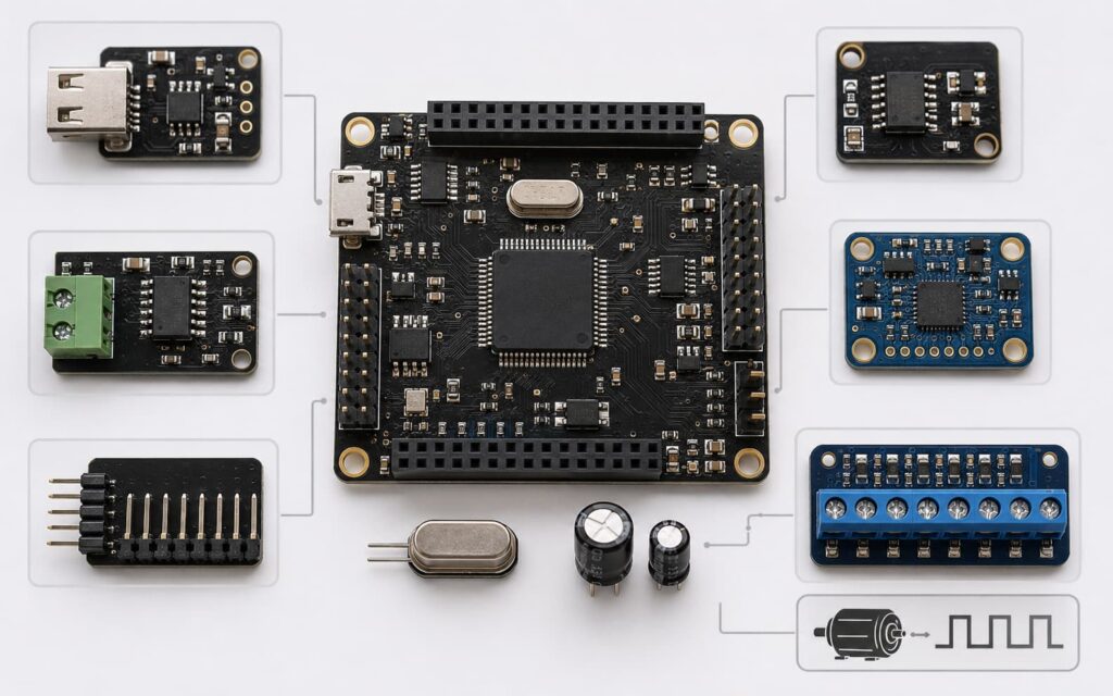 STM32F103C8T6 technical specifications with USB CAN ADC timers and communication peripherals