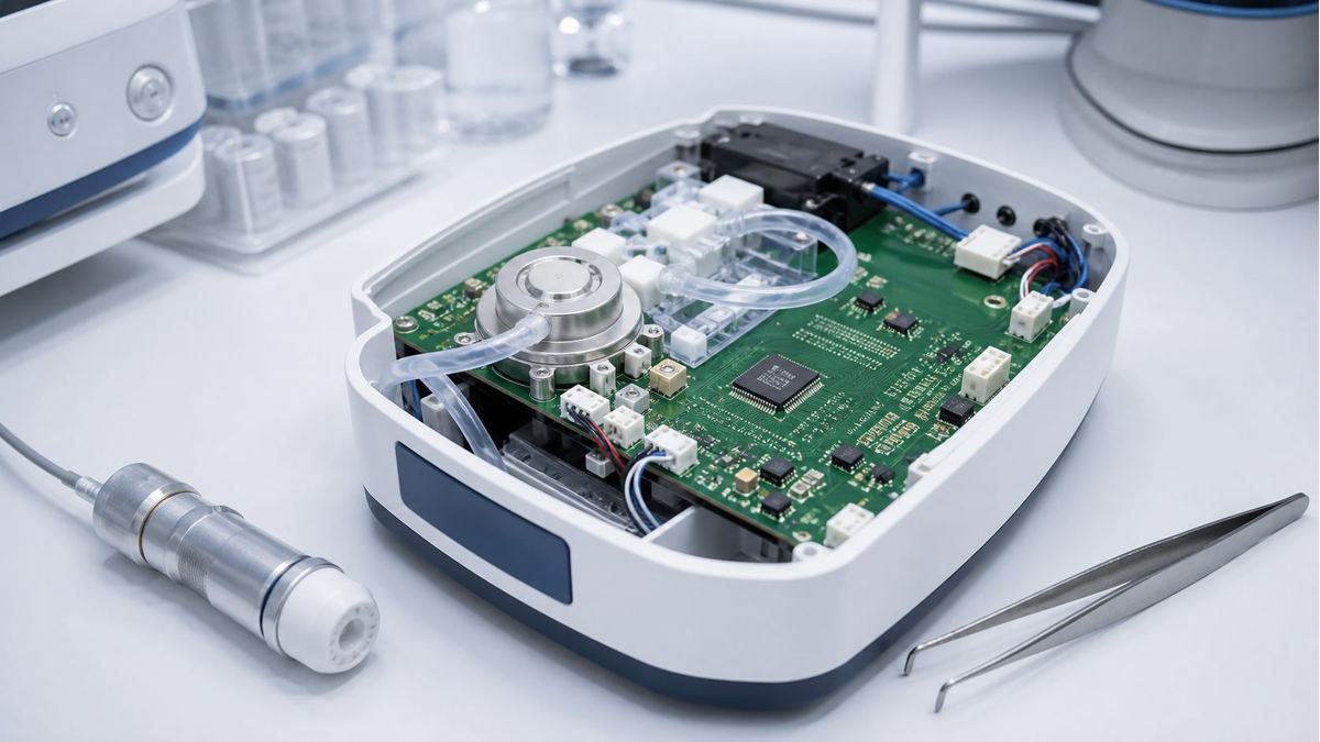 Medical diagnostic device circuit board for EEPROM calibration and settings storage
