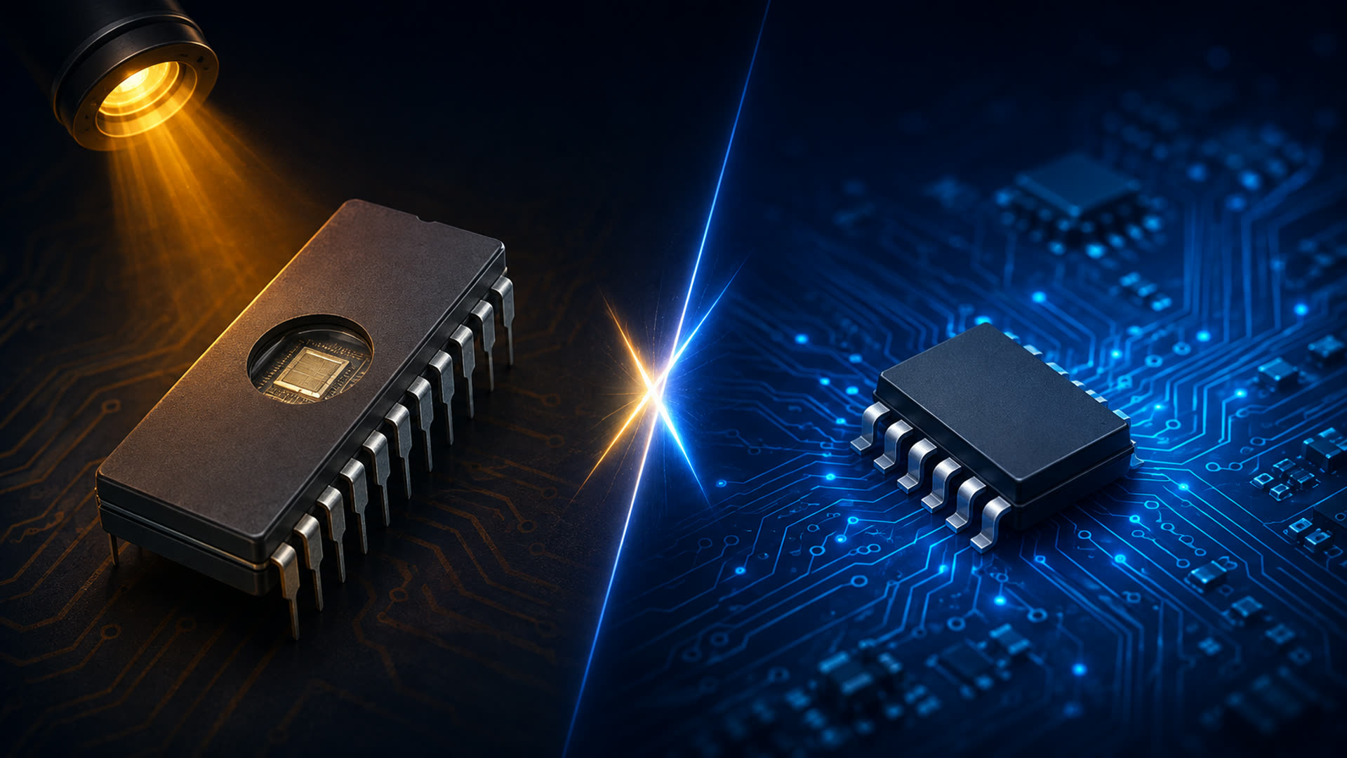 EPROM vs EEPROM comparison for legacy and modern non-volatile memory selection