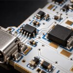 TVS diode and ESD protection devices placed near a PCB connector