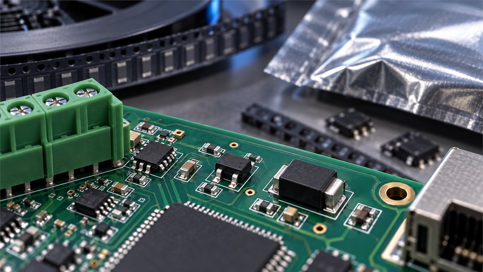 Industrial PCB and packaged TVS ESD protection devices for BOM sourcing