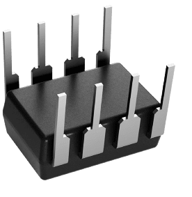 Generic PDIP-8 (P) integrated circuit package for gate driver ICs