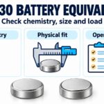 LR1130 replacement overview highlighting chemistry, physical fit and operating load